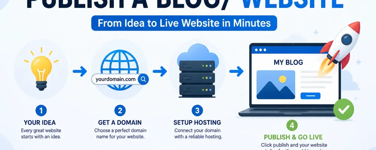 quick-way-to-publish-a-blog-website, SingleWebSolution