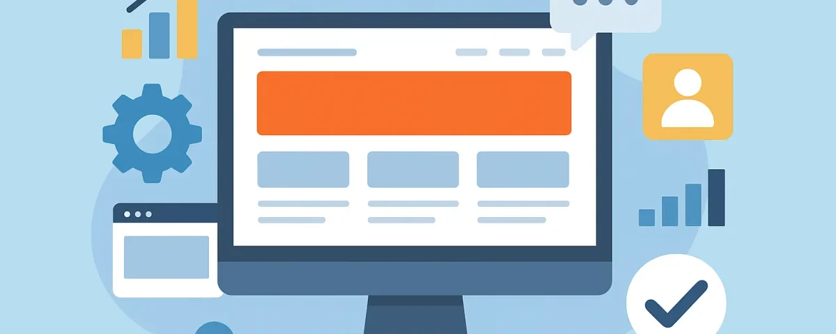 Website Layout with Data Visualization, SingleWebSolution