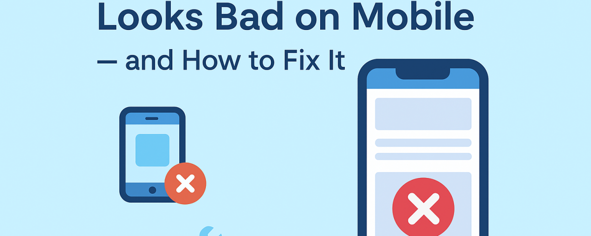 Why Your Website Looks Bad on Mobile, SingleWebSolution